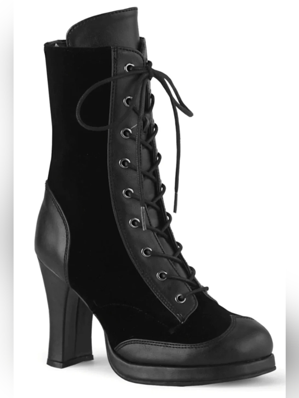 Pleaser Gothic Crypto-63 Platform Mid-Calf Boot SIZE 10 NIB NWT